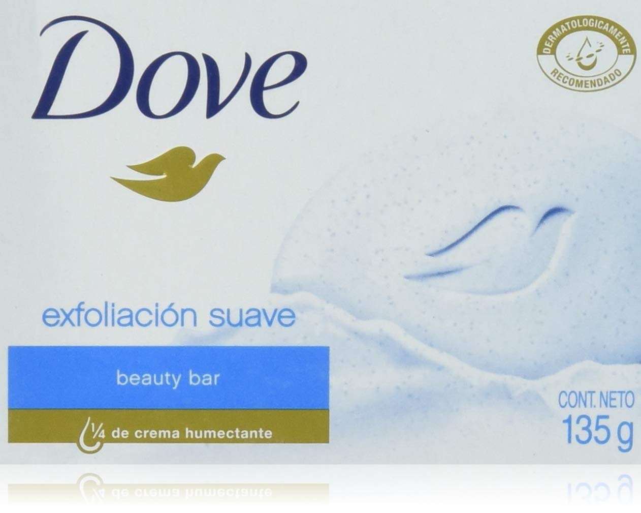 Dove Beauty Cream Bar Pack of 3 - Gentle Exfoliating Soap for Soft, Smooth Skin | Perfect for Daily Face & Body Wash, Shower & Bath Routine