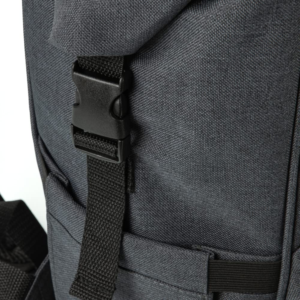 PICNIC TIME NHL OTG Roll-Top Insulated Cooler Backpack for Hiking, Camping & Outdoor Adventures - Soft Sided Cooler Bag with Leakproof Lining (Heathered Gray) - Perfect for Picnics, Beach Trips & Tailgating