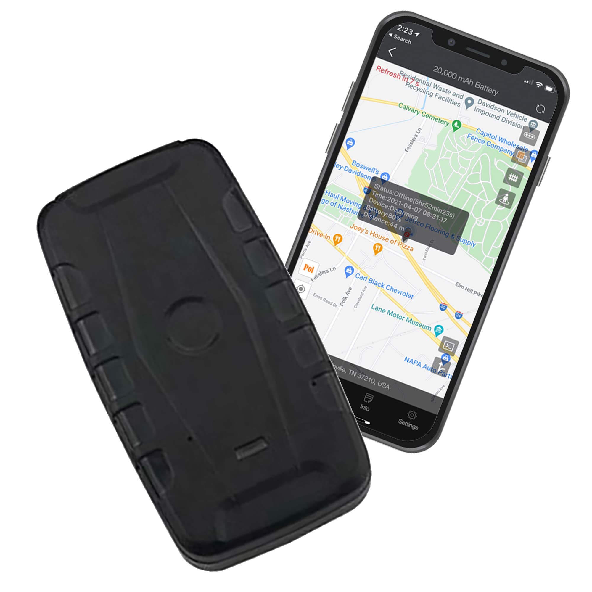 5G Real-Time GPS Tracker for Vehicles, Kids & Seniors - Long Battery Life (256 Days) with Geo-Fence Alerts - Perfect for Car Security, Child Safety & Elderly Care (Monthly Plan Included)