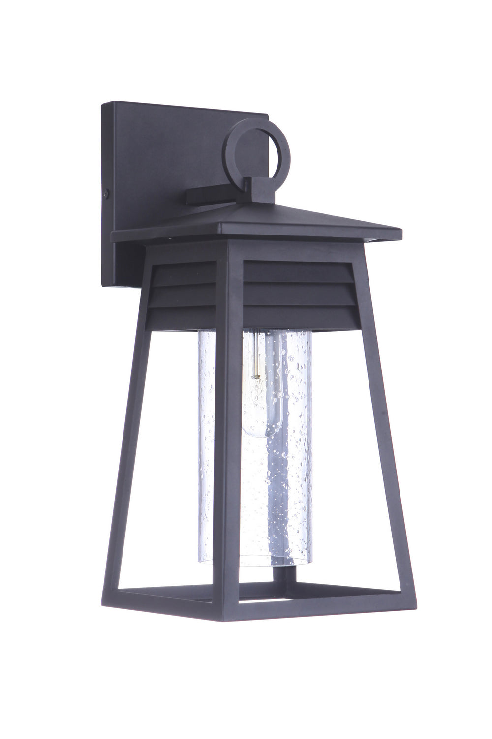 Textured Black Becca One Light Outdoor Wall Mount - Durable Exterior Sconce for Porch, Patio, and Garden Lighting