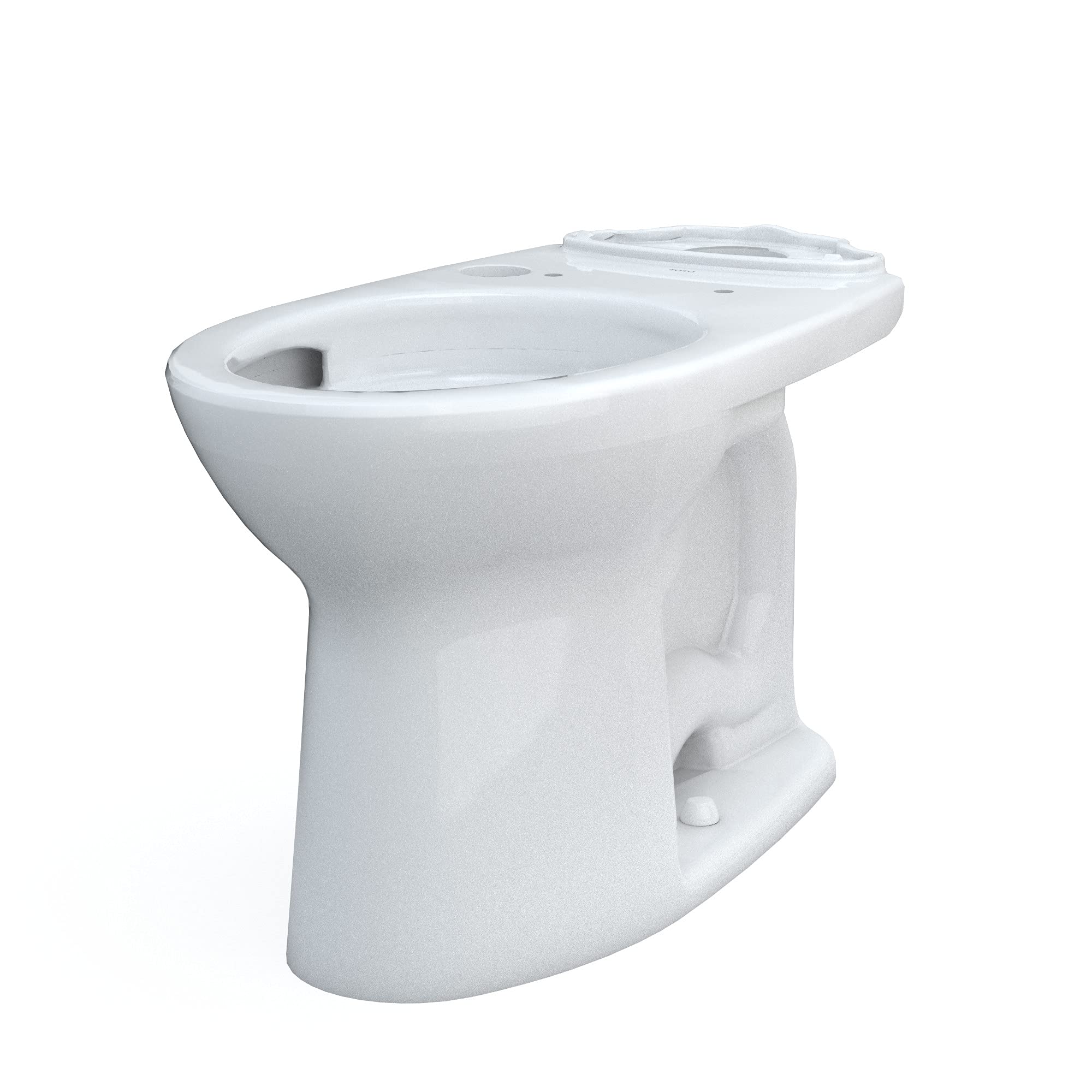 TOTO Drake Elongated Universal Height ADA Compliant Toilet with TORNADO FLUSH Technology and CEFIONTECT Coating - Cotton White (C776CEFGT40#01) | WASHLET+ Ready for Easy Bidet Installation | Perfect for Modern Bathrooms, Small Spaces & Water-Efficient Homes
