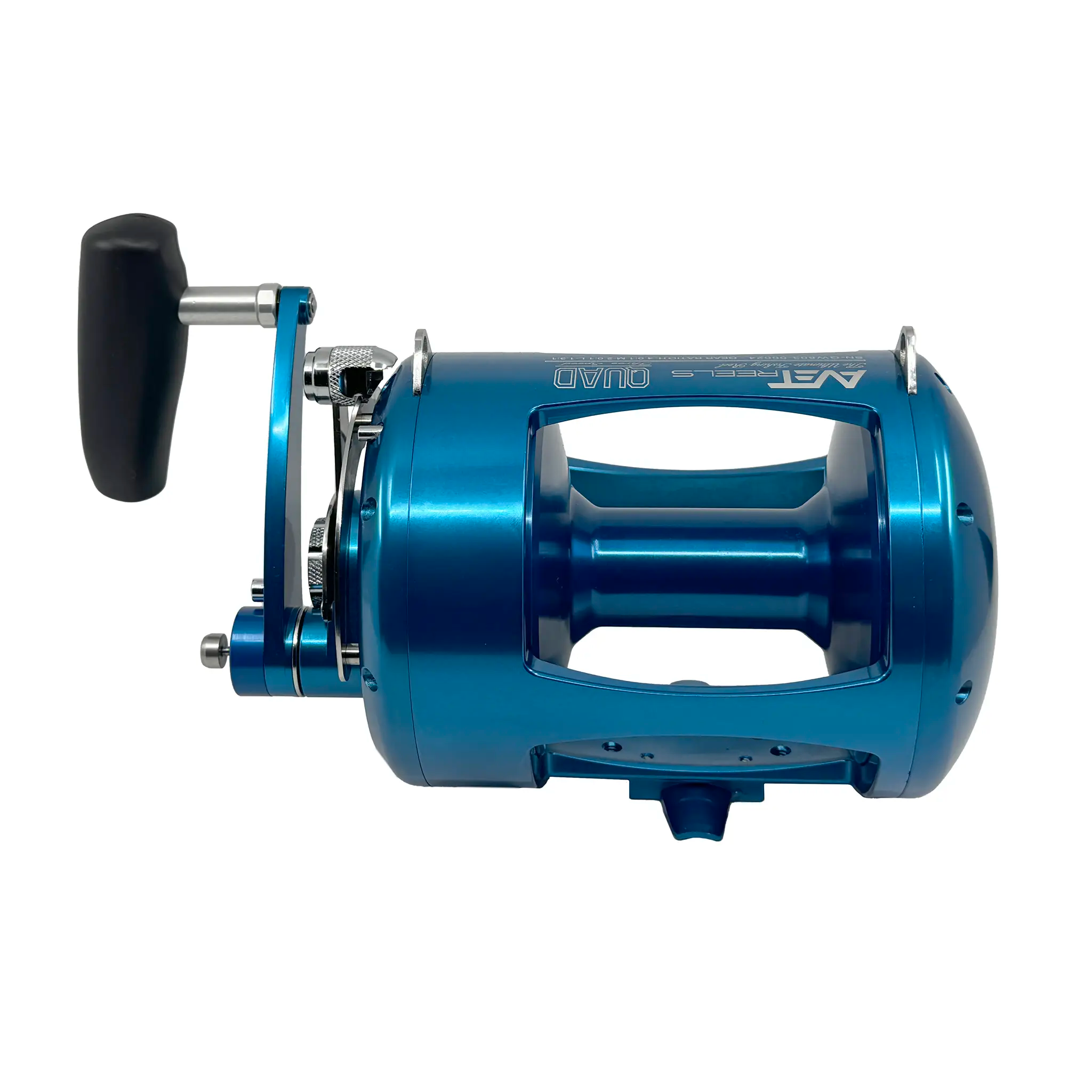Avet Quad T RX 80W 3-Speed Saltwater Fishing Reel - Heavy Duty Offshore Trolling Reel for Big Game Fishing, Perfect for Deep Sea Fishing & Marlin Tuna Swordfish