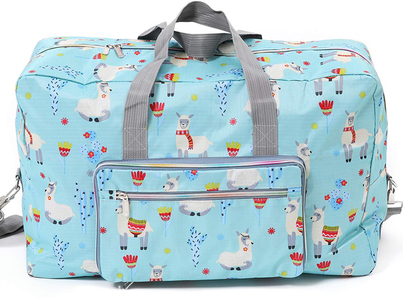 Foldable Large Travel Duffle Bag - Waterproof Weekender Carry On Bag for Women & Girls | Perfect for Gym, Overnight Trips & Weekend Getaways