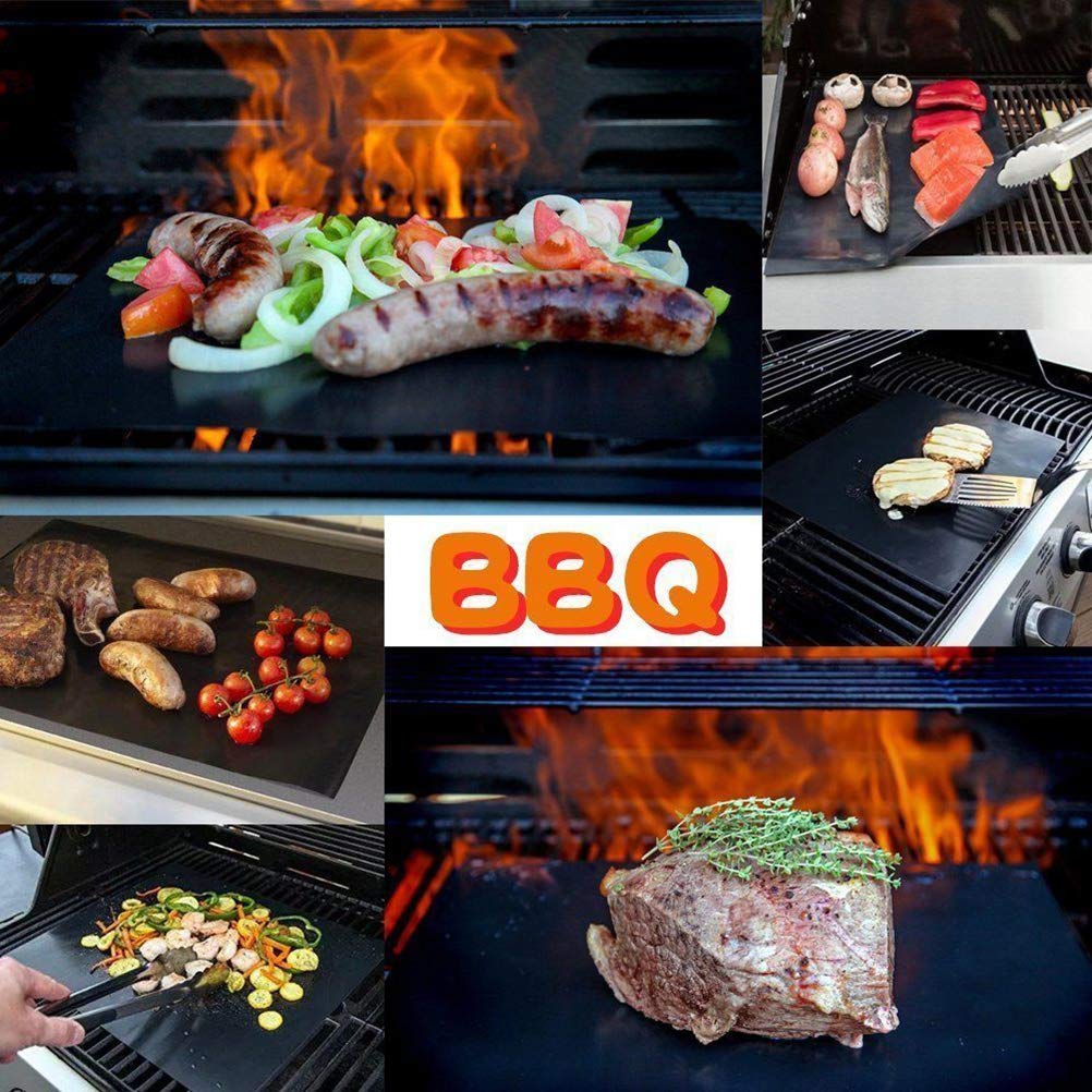 Non-Stick Silicone Baking Mat - 1PC Heat-Resistant Oven Liner & BBQ Grill Mat for Baking, Roasting, Grilling - Perfect for Cookies, Pizza, Pastry & Outdoor Cooking