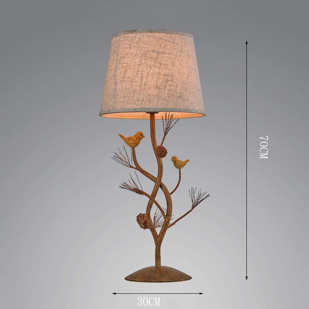 Modern Metal Basket Cage Table Lamp - Hollow Chrome Base with Linen Shade, Bedside Nightstand & Desk Lighting for Bedroom, Office, Living Room | Perfect Reading Light & Home Decor Gift Idea