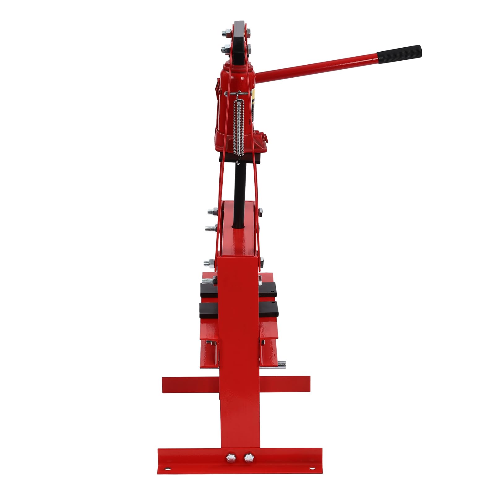 6-Ton Hydraulic Shop Press with Adjustable A-Frame & Press Plates - Heavy Duty Benchtop/Floor Press for Metalworking, Woodworking & Auto Repair (Red) - Perfect for Garage, Workshop & DIY Projects