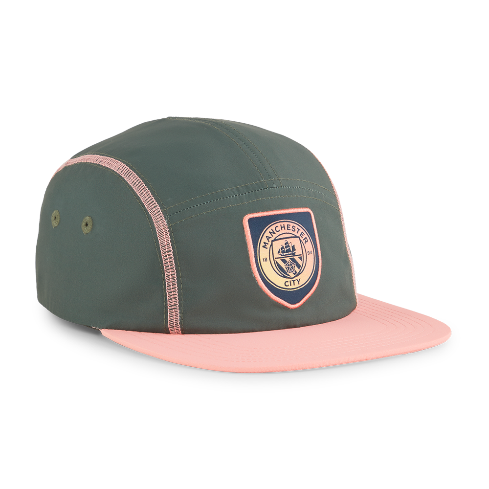 Manchester City FC Official Statement 5-Panel Snapback Cap - Perfect for Soccer Fans & Streetwear Style