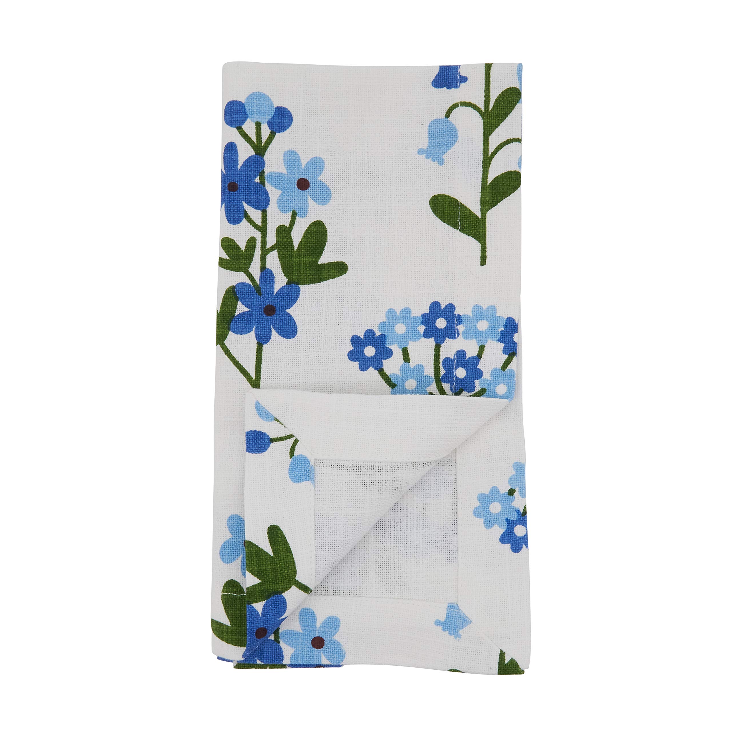 Floral Design Table Napkins Set of 4 - Elegant Cotton Dinner Napkins for Wedding, Party & Home Decor - Perfect for Dining, Entertaining & Special Occasions