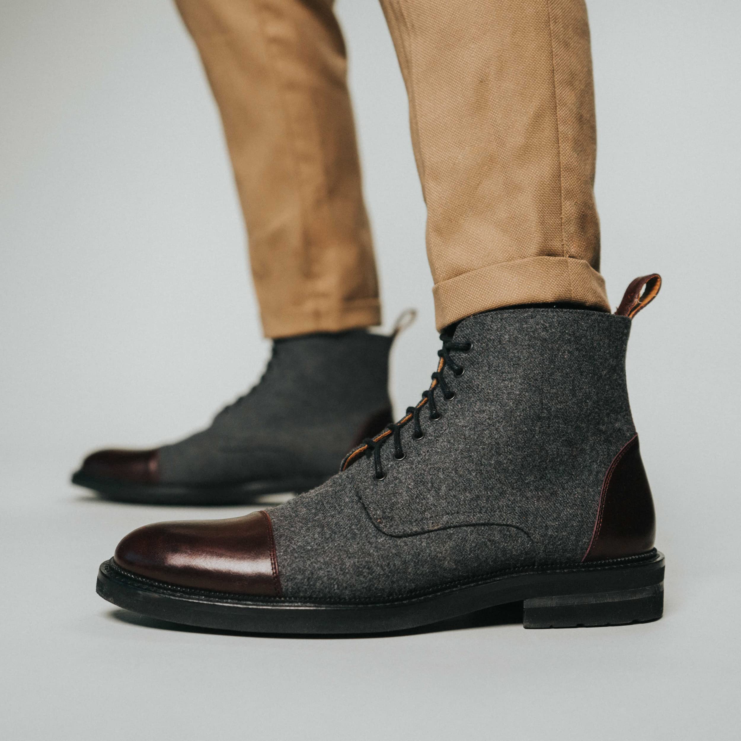 TAFT Jack Boot - Premium Handcrafted Leather & Wool Men’s Dress Boots for Formal Occasions, Office Wear & Winter Style