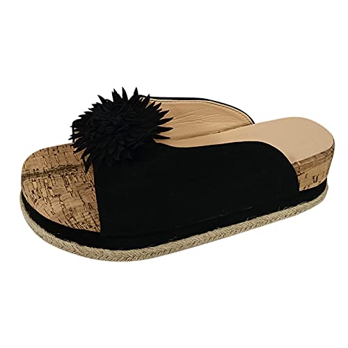 **Women's Dressy Summer Sandals - Comfortable Open Toe Slippers with Thick Roman Sole | Casual Flip Flops for Beach, Pool, and Outdoor Wear**
