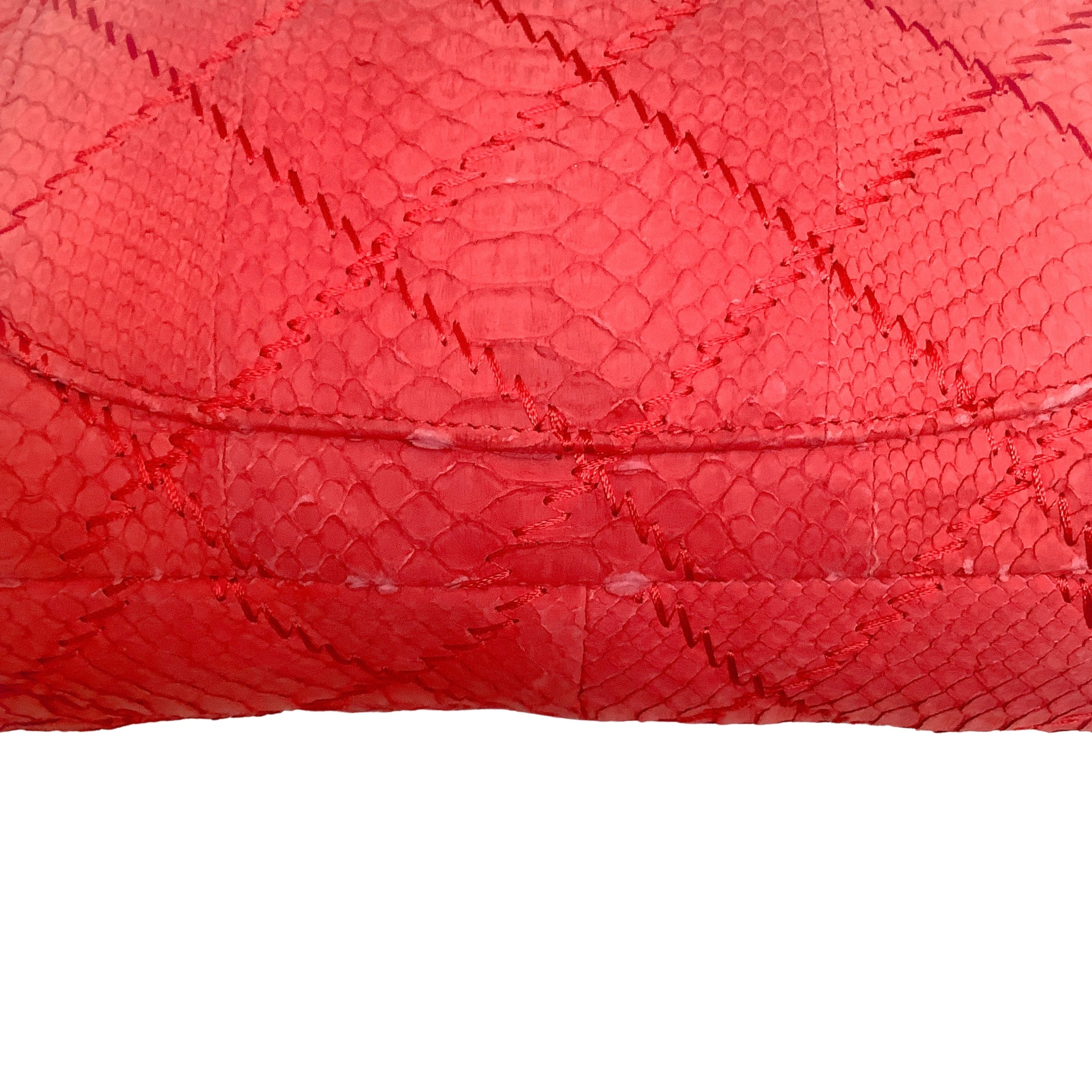 Chanel Coral Python Ultimate Stitch Handbag - Luxury Designer Crossbody Purse for Women | Perfect for Evening Parties, Date Nights & Special Occasions