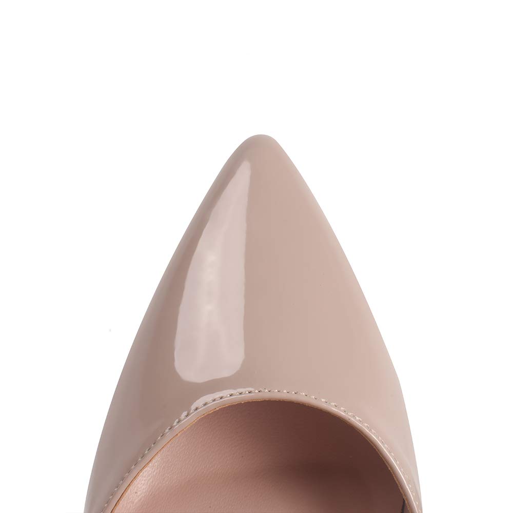 Elegant Elisabet Tang Women's High Heel Pumps - D'Orsay Ankle Strap Pointed Toe Stiletto Heels with Rhinestone Details for Party, Wedding & Evening Events | Perfect for Prom, Cocktail Dresses & Special Occasions