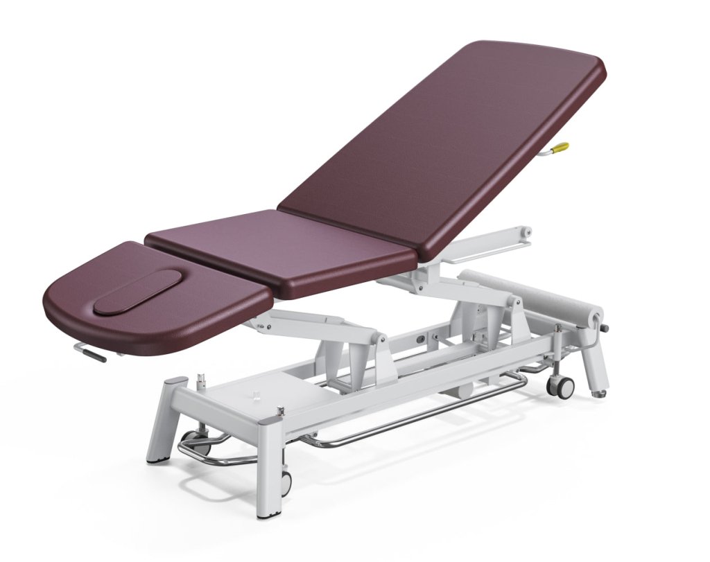 VIVANOVA® German Dewert® Motorized Adjustable Physiotherapy Chiropractic Electric Massage Table with Paper Roll Holder - Professional Medical Bed for Home & Clinic Use
