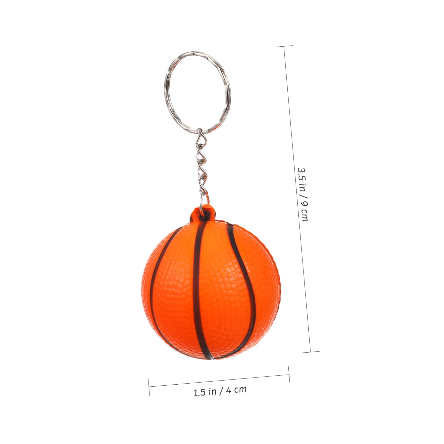 GOOHOCHY 30 Pack Mini Basketball & Soccer Ball Keychains - Sports Themed Keyrings for Fans - Orange Souvenir Gift for Athletes & Coaches - Perfect for Team Events, Fan Giveaways & Sports Enthusiasts