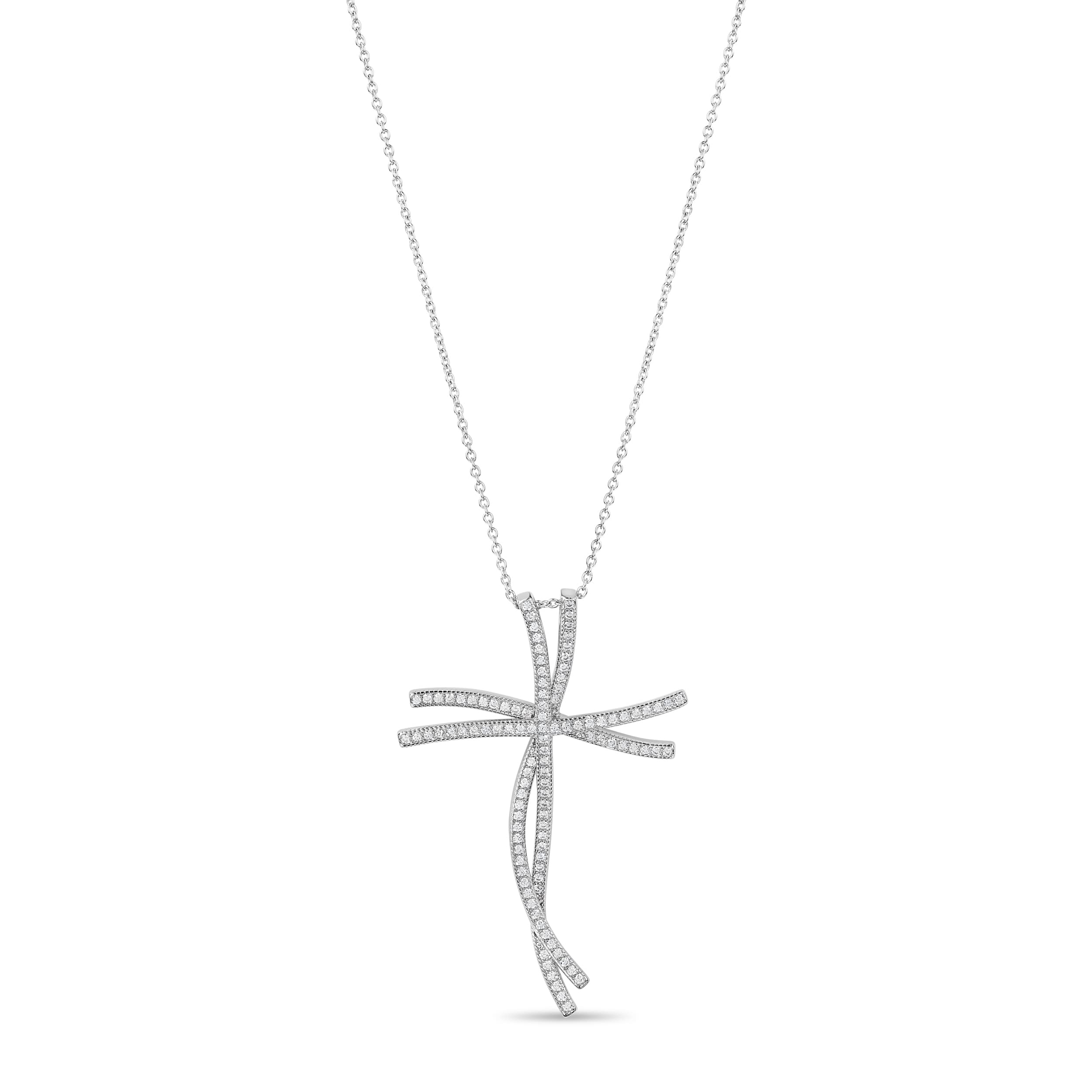 Scienza Endless Faith Cross Necklace for Women - 18