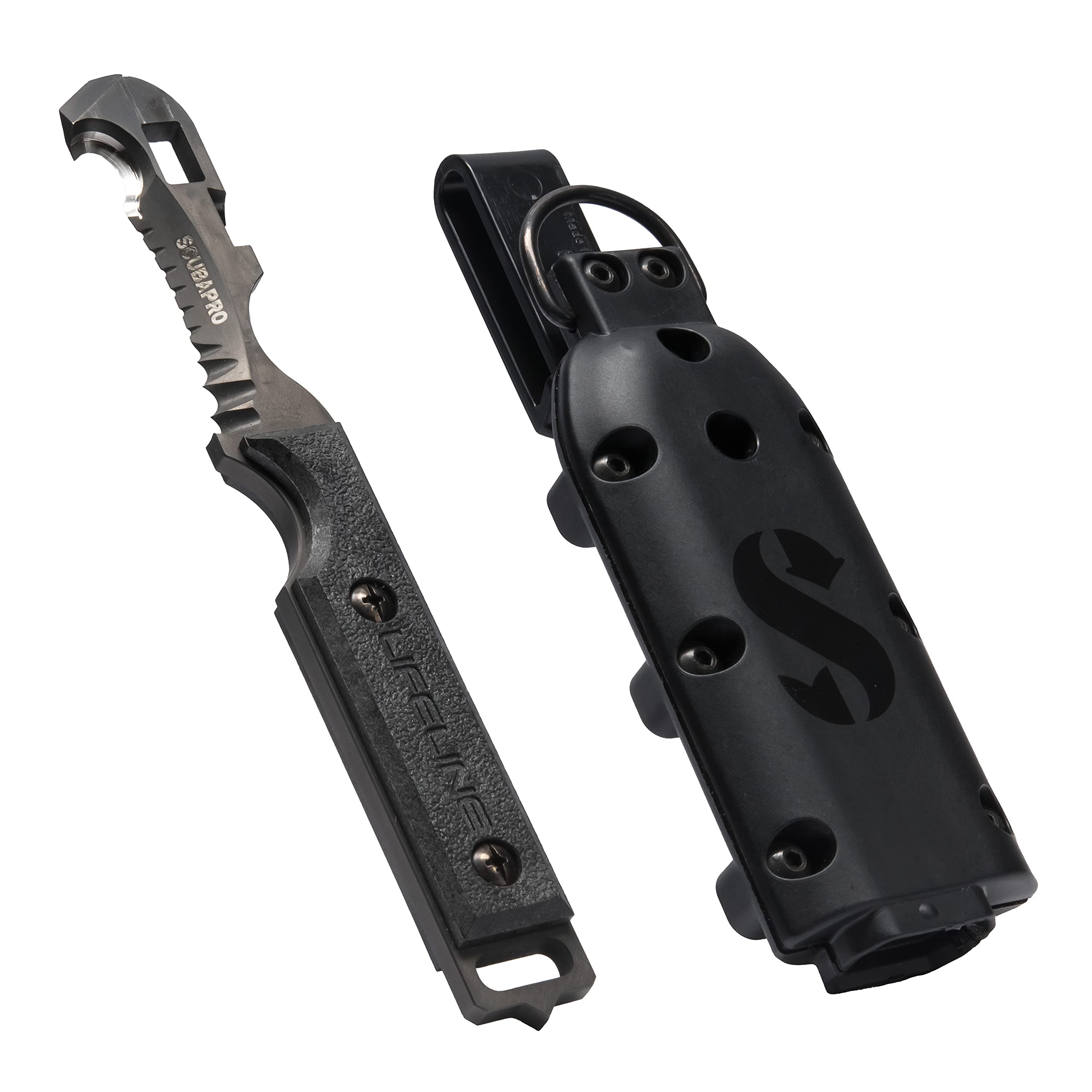 SCUBAPRO Jawz Ti Multi-Purpose Rescue Tool - Titanium Alloy Dive Gear for Emergency Situations | Perfect for Scuba Diving, Water Sports & Outdoor Adventures