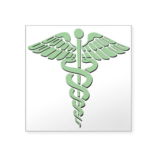 Clear - Caduceus Sticker