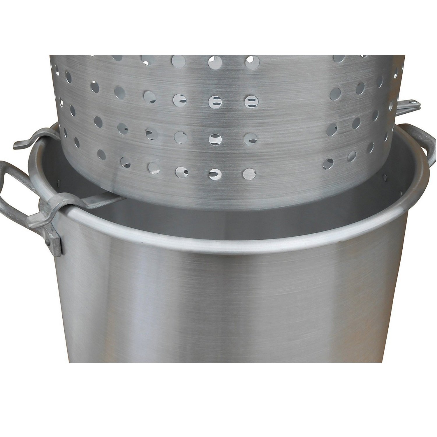 King Kooker Aluminum V-Shaped Strainer Rack - Heavy Duty Frying Basket for Seafood, Vegetables & More - Perfect for Outdoor Cooking, Camping & Backyard BBQs