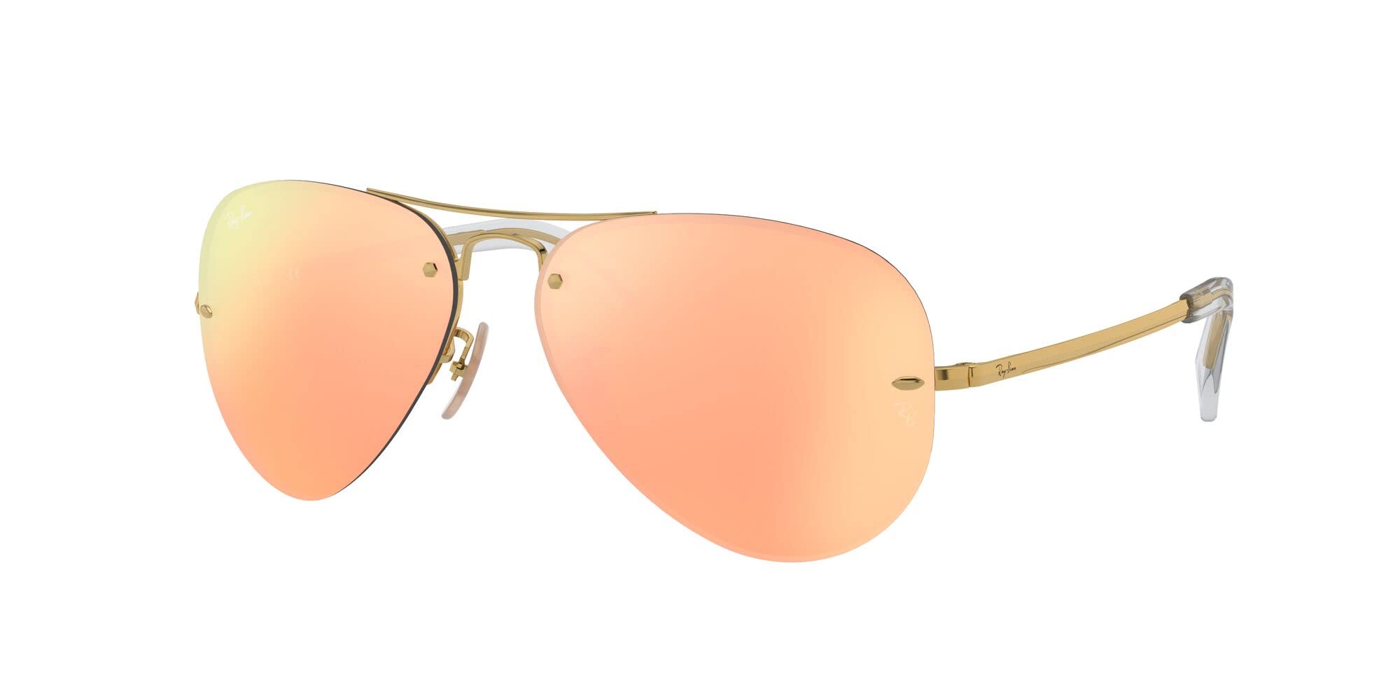 Ray-Ban RB3449 Classic Aviator Sunglasses for Men & Women - Polarized UV Protection Lenses - Stylish & Durable for Outdoor Activities, Driving, and Travel