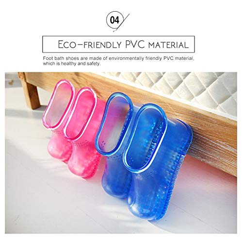 CHAW Foot Massage SPA Boots - Improve Blood Circulation, Non-Slip Foot Bath Shoes for Home & Office Use - Perfect for Relaxation After Work, Travel, or Gym Sessions