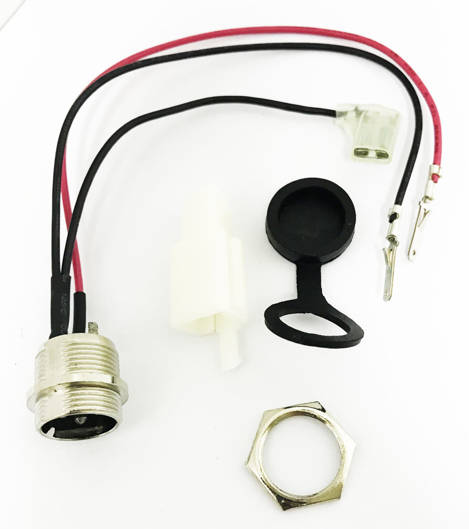 Original Razor Charger Port Replacement with 3 Wires - Compatible with Razor Scooters & Electric Bikes - Perfect for DIY Repairs & Maintenance
