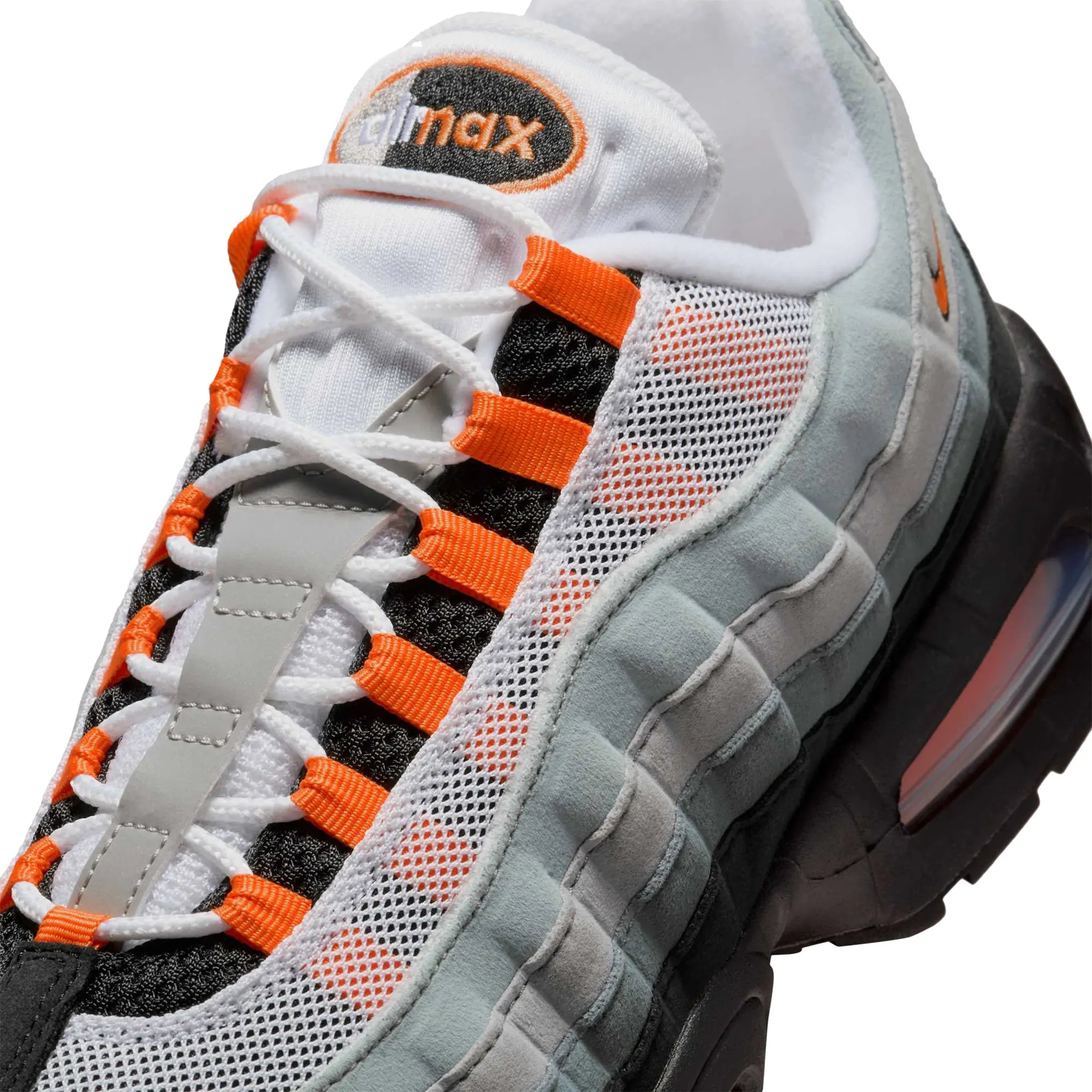 Nike Air Max 95 OG Big Bubble Bright Mandarin Sneakers (2025) - Men's Running Shoes for Jogging, Gym Workouts & Casual Streetwear Fashion
