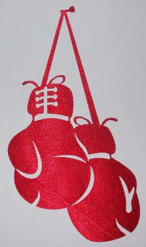 Premium Satin Silk Boxing Gloves Iron-On Fabric Transfer - Custom DIY Sports Apparel for Boxing, MMA & Fitness Training