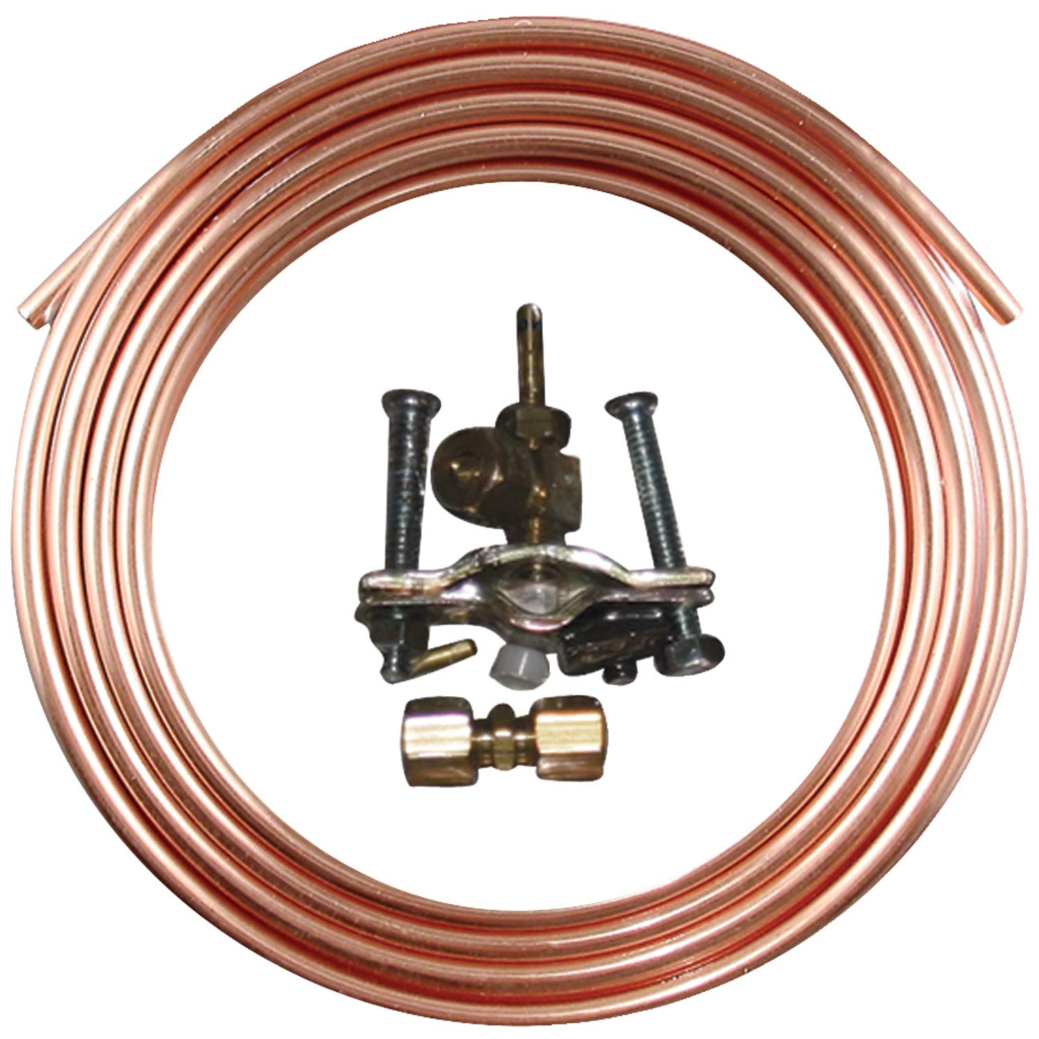 15' Ice Maker Hookup Kit - Universal Refrigerator Water Line Replacement for UK15SPLF Model - Perfect for Home, Office, and RV Refrigeration Systems