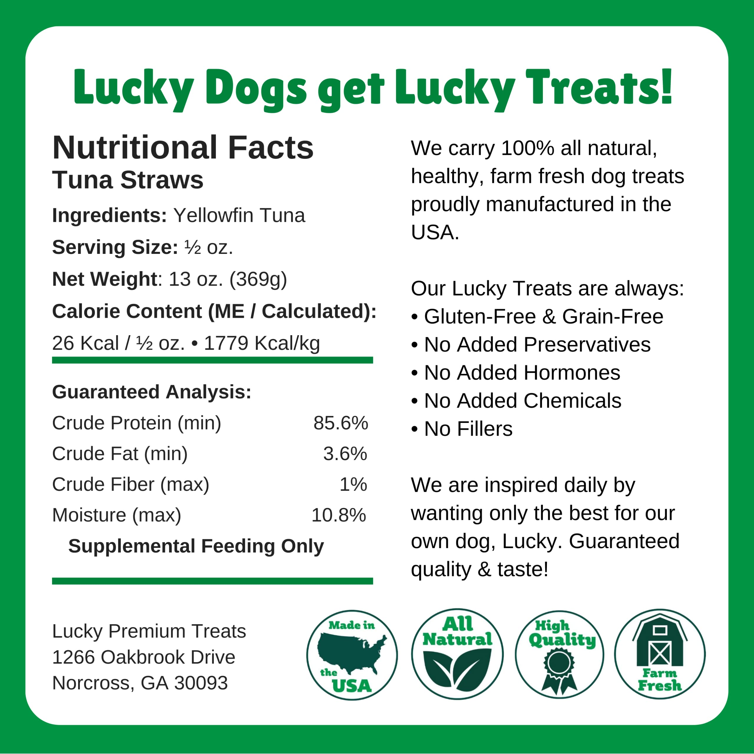Premium All-Natural Tuna Jerky Straws for Dogs & Cats – Single Ingredient, High in Omega-3, Grain-Free Pet Training Treats (13 oz) – Perfect for Reward Snacks, Dental Health & Outdoor Adventures