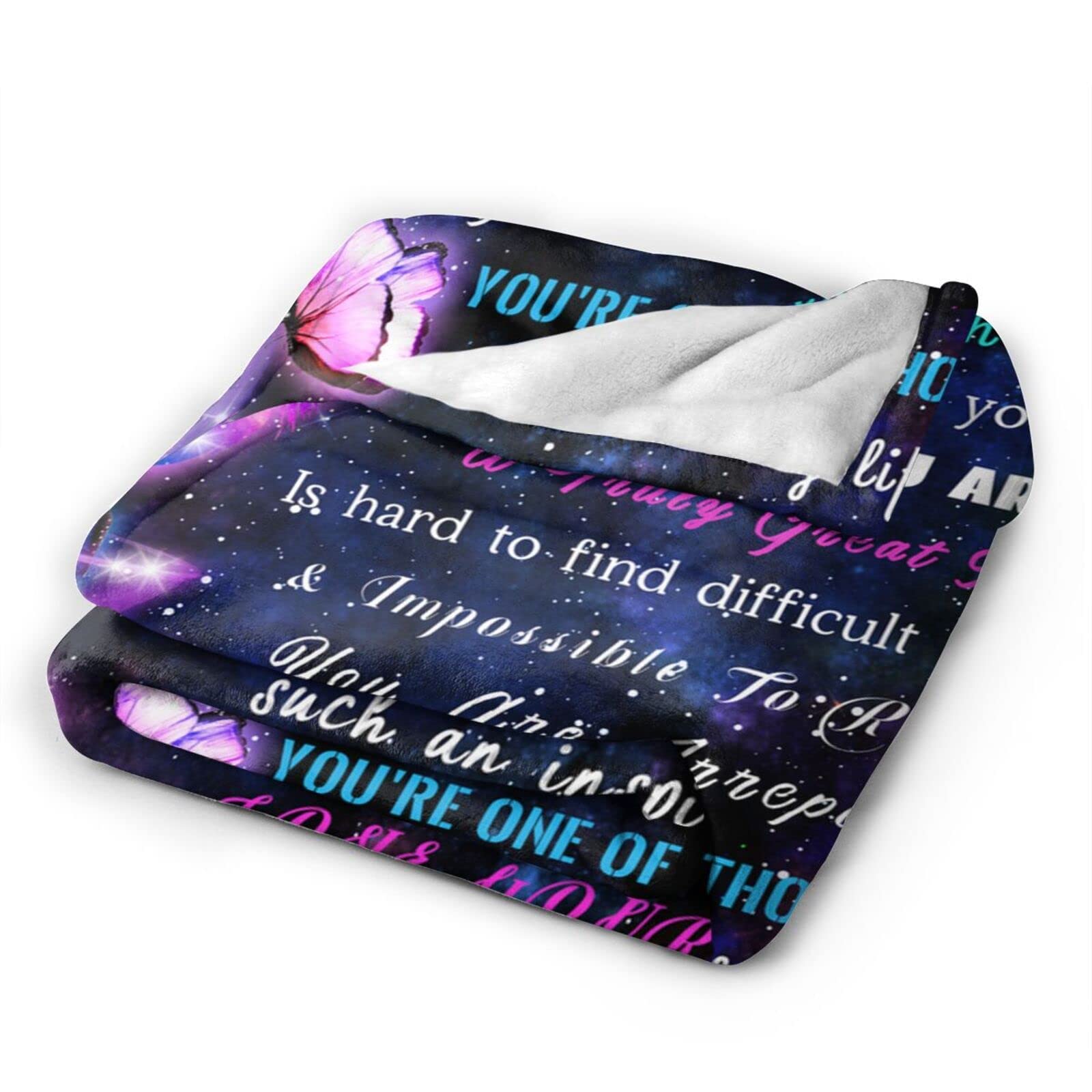 Best Super Soft Fleece Throw Blankets for Women - Cozy Lightweight Blanket Gift for Birthday, Christmas, BFF, Sisters (50