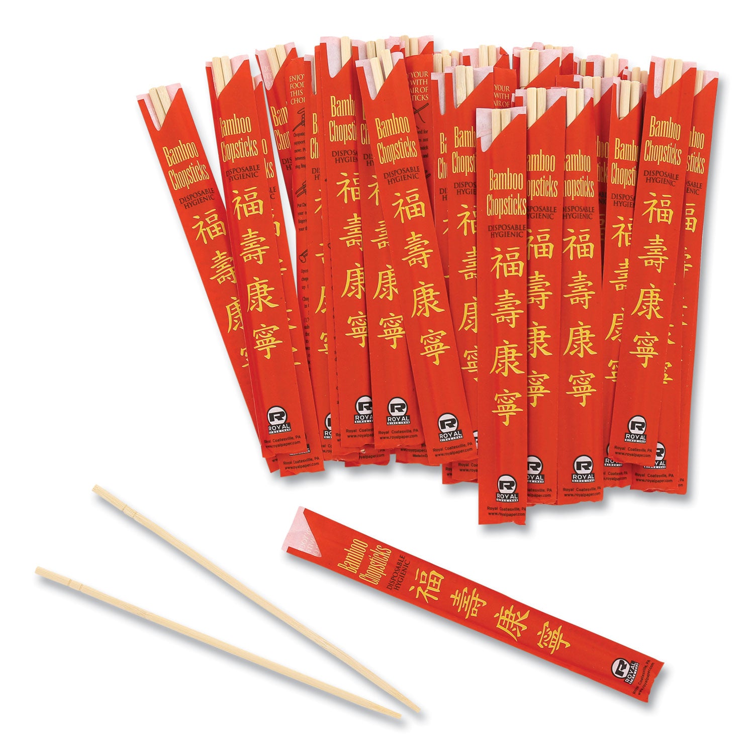 AmerCareRoyal® Natural Paper Chopsticks - 9 Inch, 1000 Count Bulk Pack - Perfect for Restaurants, Takeout, and Asian Cuisine