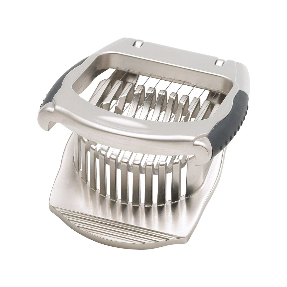 Premium Stainless Steel Egg Slicer for Hard Boiled Eggs - Perfect for Salads, Sandwiches & Meal Prep - Easy to Clean & Durable Kitchen Tool