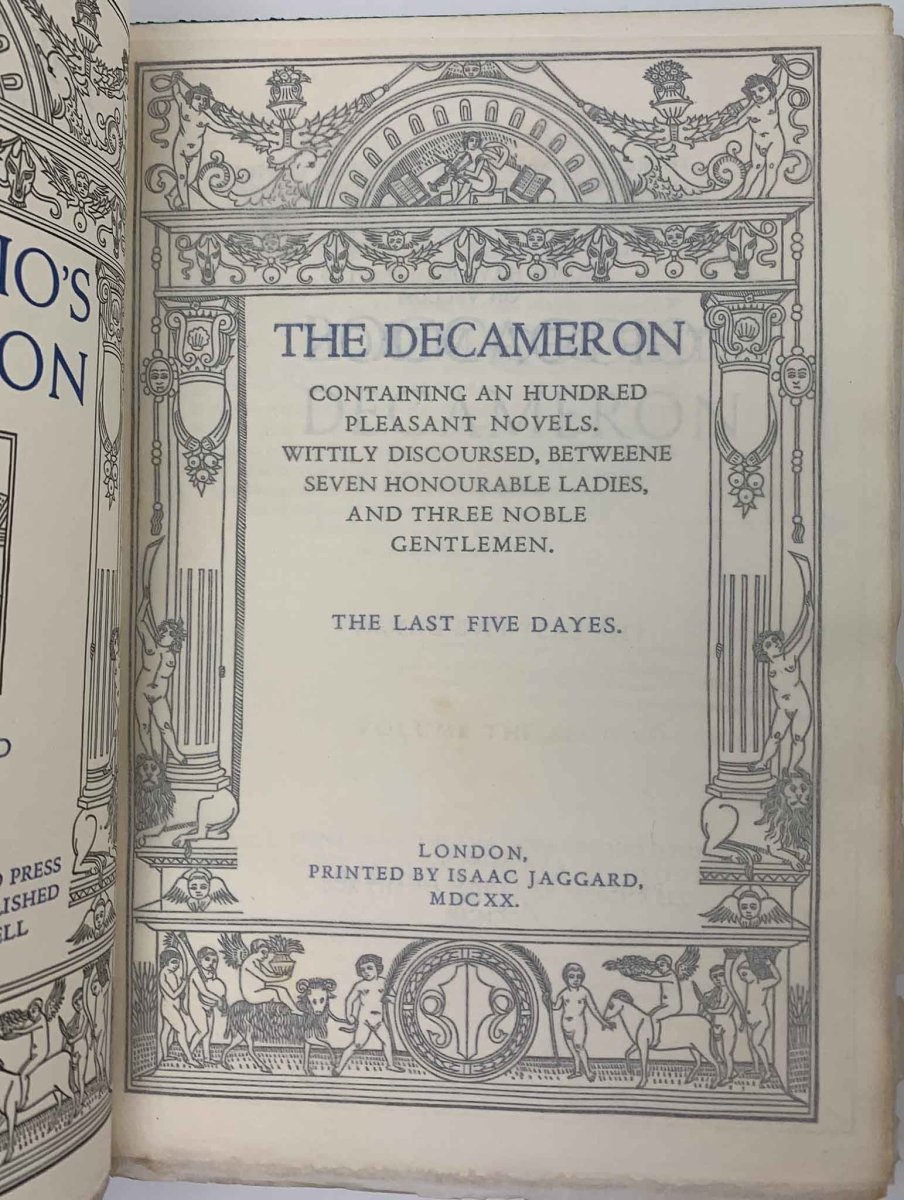 Boccaccio's Decameron by Giovanni Boccaccio - Classic Italian Literature | Perfect for Book Clubs & Literature Studies