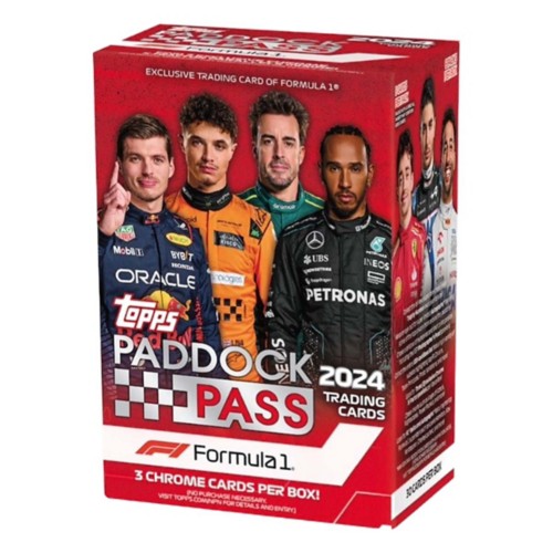 2024 Topps Paddock Pass Formula 1 Trading Cards Value Box - Collectible F1 Racing Cards for Fans & Collectors (Perfect for Gifts, Display, and Trading)