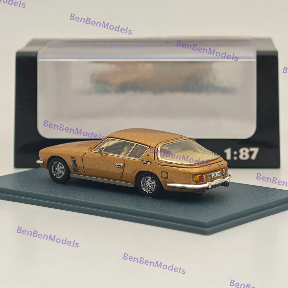 1/87 NEO SCALE MODELS Jensen Interceptor III Resin Diecast Car - Limited Edition Collectible Brown Model - Perfect for Display, Collectors, and Diecast Enthusiasts
