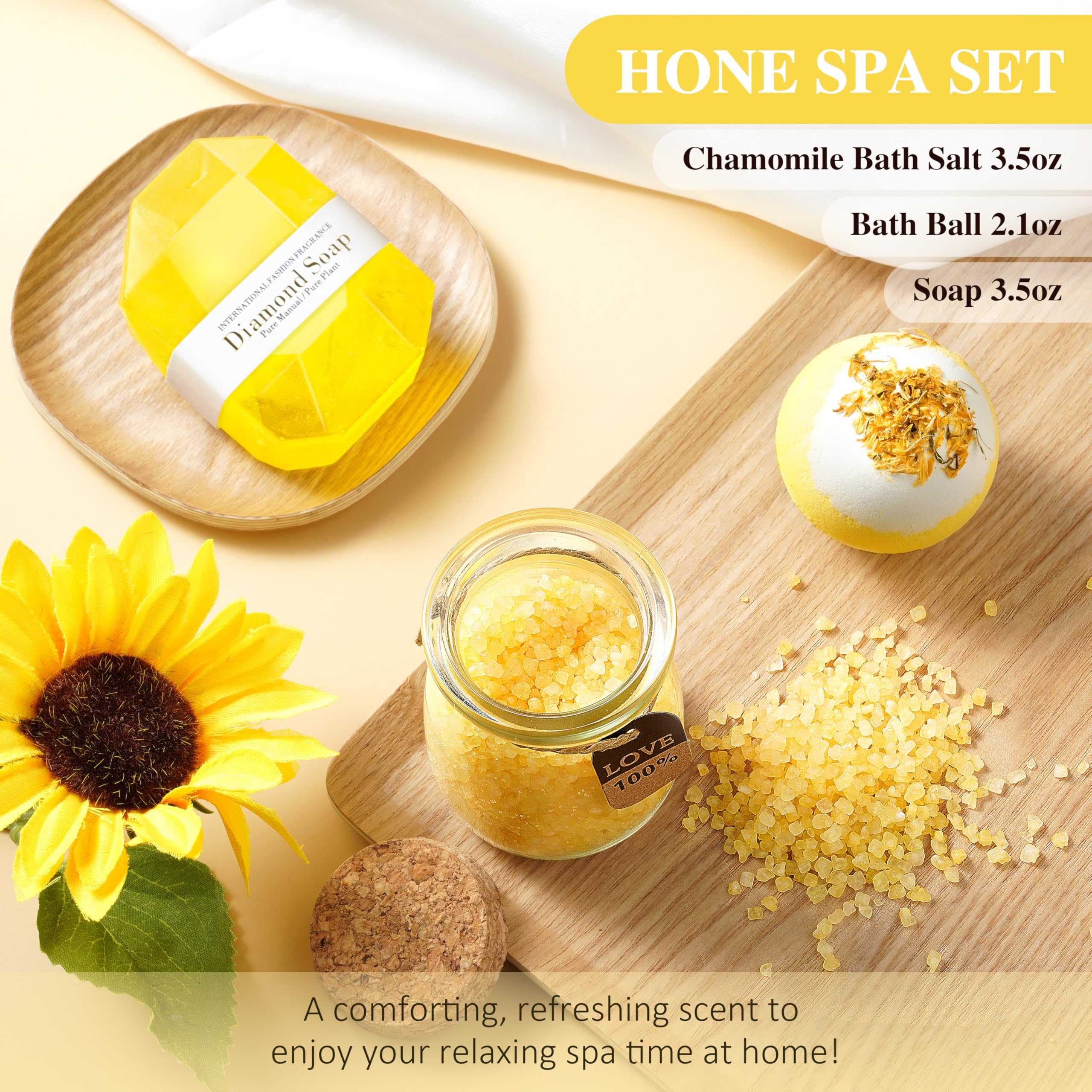 12PCS Sunflower Gift Set for Women - Get Well Soon, Birthday, Inspirational Gifts for Mom, Sister, Teacher, Friends & BFF - Unique Sunshine-Themed Present for Home Decor, Office Desk & Cheer Up Moments