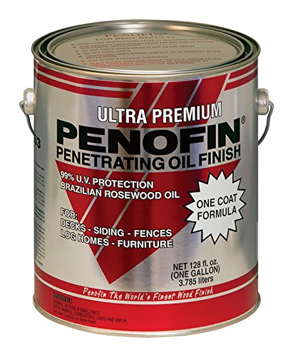 Penofin Premium Wood Stain - Red Mahogany 100 MSBRWN GL for Decks, Fences & Outdoor Furniture - High-Performance Protection & Rich Color