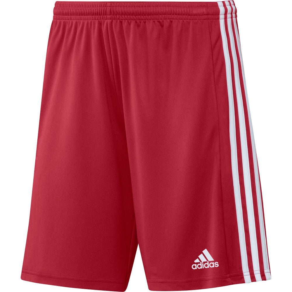 Adidas Youth Squadra 21 Athletic Shorts for Boys - Breathable Red & White Soccer Shorts - Perfect for Sports, Training & Casual Wear