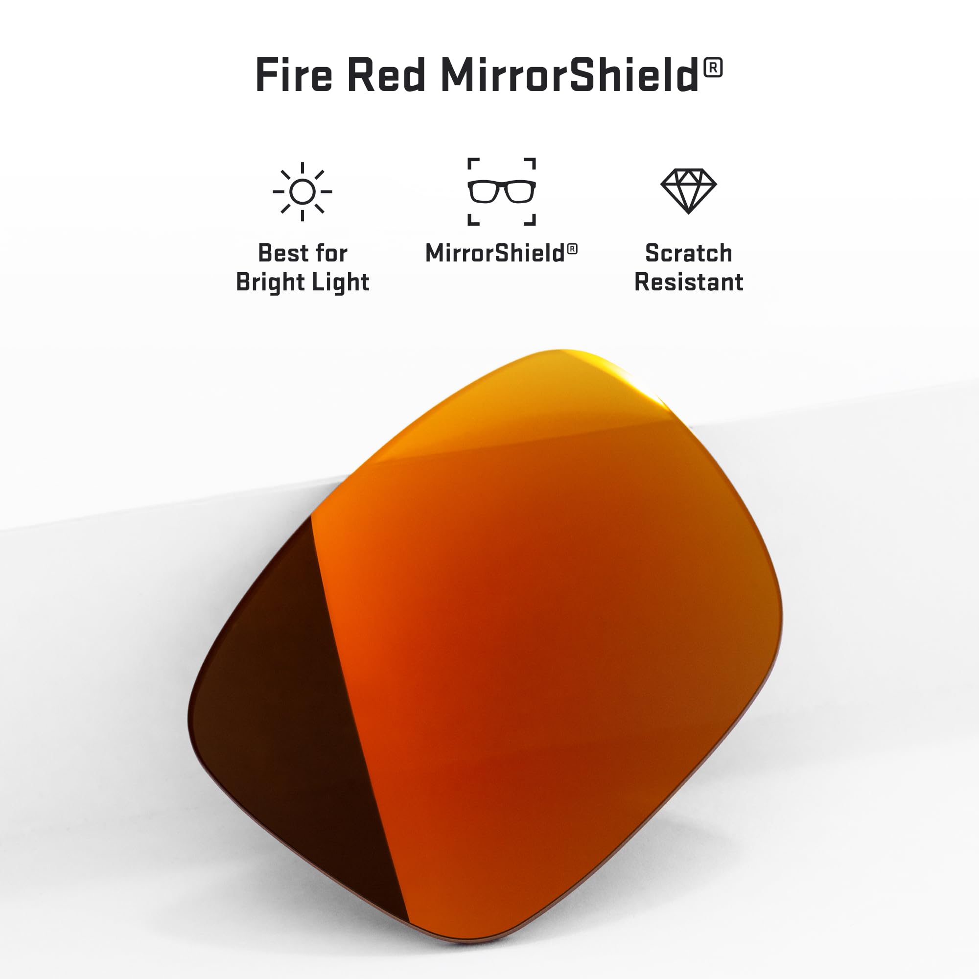 Revant Replacement Lenses for Electric Charge Sunglasses - Polarized UV Protection Lens Set for Outdoor Sports & Driving - Compatible with Oakley Electric Charge Frames