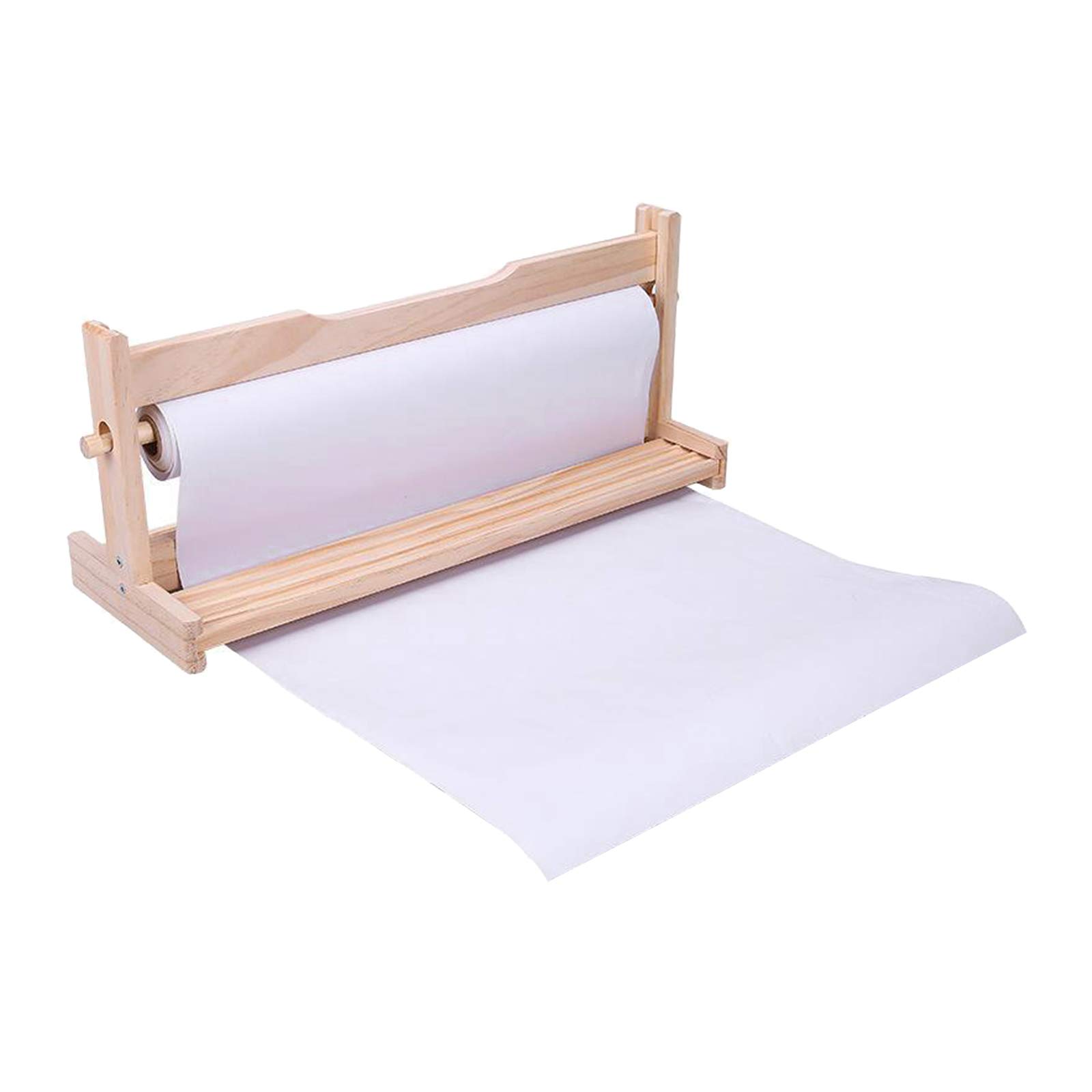 2-Pack Paper Dispenser Stand with Easel Roll - Kids Art Supplies for Watercolor, Acrylic & Oil Painting | Perfect for DIY Crafts, Classroom Projects & Home Art Studios