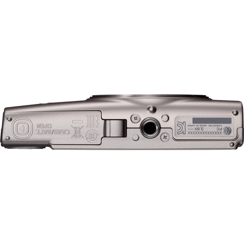 Canon PowerShot ELPH 360 HS Digital Camera 20.2MP with 12x Optical Zoom - Silver | Compact Point & Shoot Camera for Travel, Vlogging & Everyday Photography