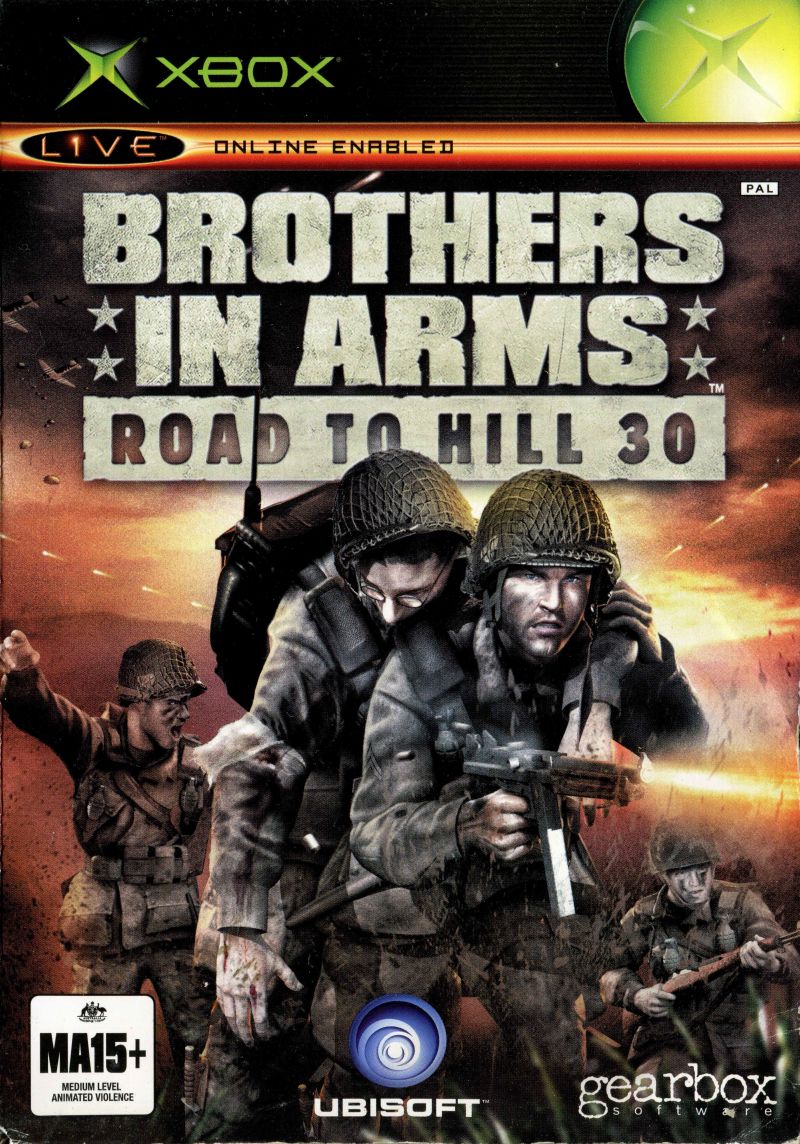 Brothers in Arms: Road to Hill 30 - Xbox Game (PAL Version) | WWII First-Person Shooter for Xbox | Battlefield Action & Team Strategy Gameplay