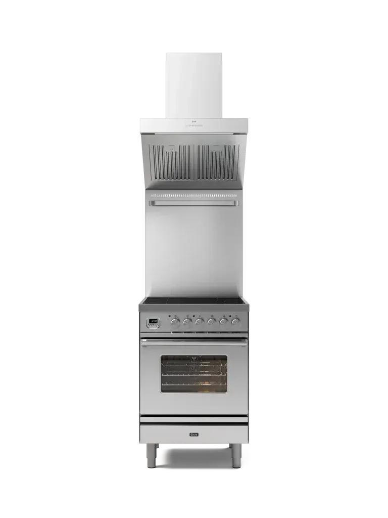 ILVE Professional Plus 60cm Single Oven Range Cooker - Premium Stainless Steel Gas Stove for Home Kitchen, Perfect for Baking, Roasting & Cooking Large Meals