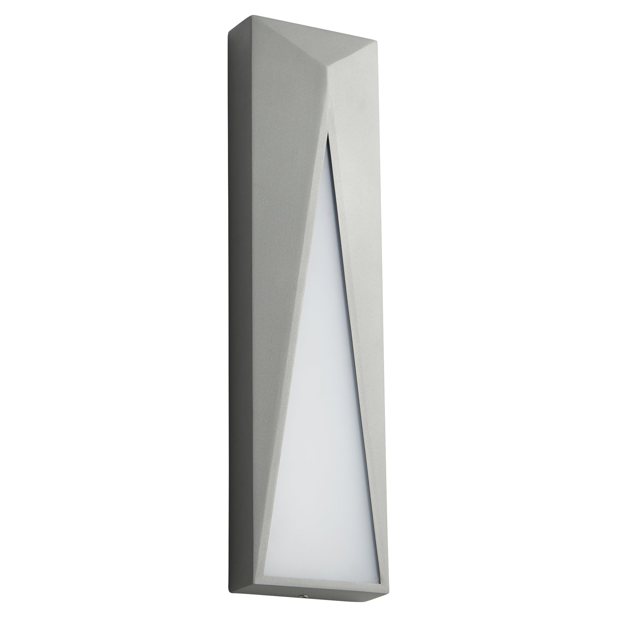 Oxygen Elif 3 736 16 Outdoor Wall Sconce Light - Grey Waterproof Exterior Lighting for Patio, Garden & Porch