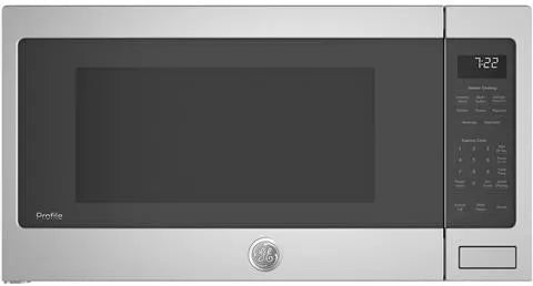 GE Profile PES7227SLSS Stainless Steel Countertop Microwave Oven - Perfect for Kitchens, Dorms & Small Spaces