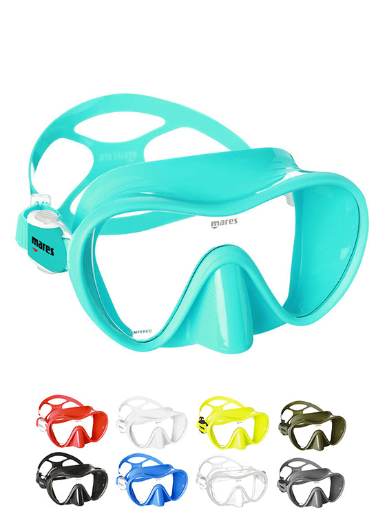 Mares Tropical Dive Mask - Premium Snorkeling & Scuba Diving Gear for Clear Underwater Vision | Perfect for Ocean Adventures, Pool Training & Water Sports