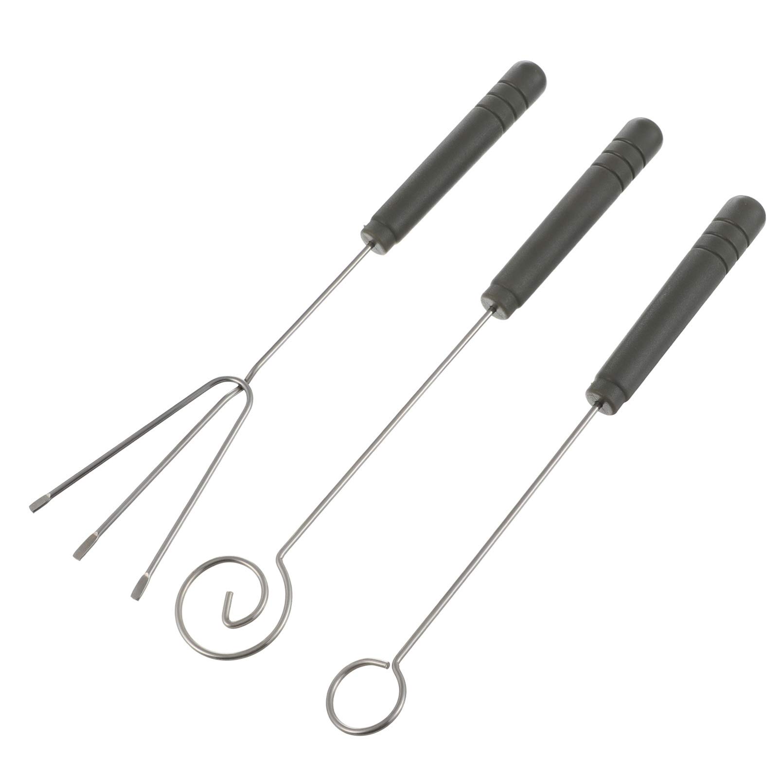 Hemoton 3-Piece Stainless Steel Chocolate Dipping Forks Set - Fondue, Baking & Dessert Decorating Tools for DIY, Candy Making & Kitchen Use - Perfect for Parties, Weddings & Home Baking