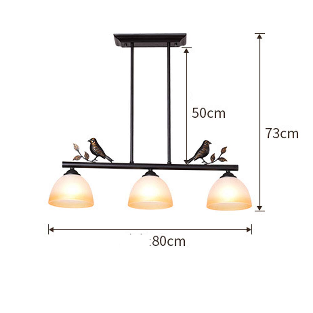 Modern LED Bird Dining Chandelier - 3-Light E27 Pendant Lamp for Home, Restaurant & Bar - Minimalist Macaron Design for Living Room & Dining Table Decor