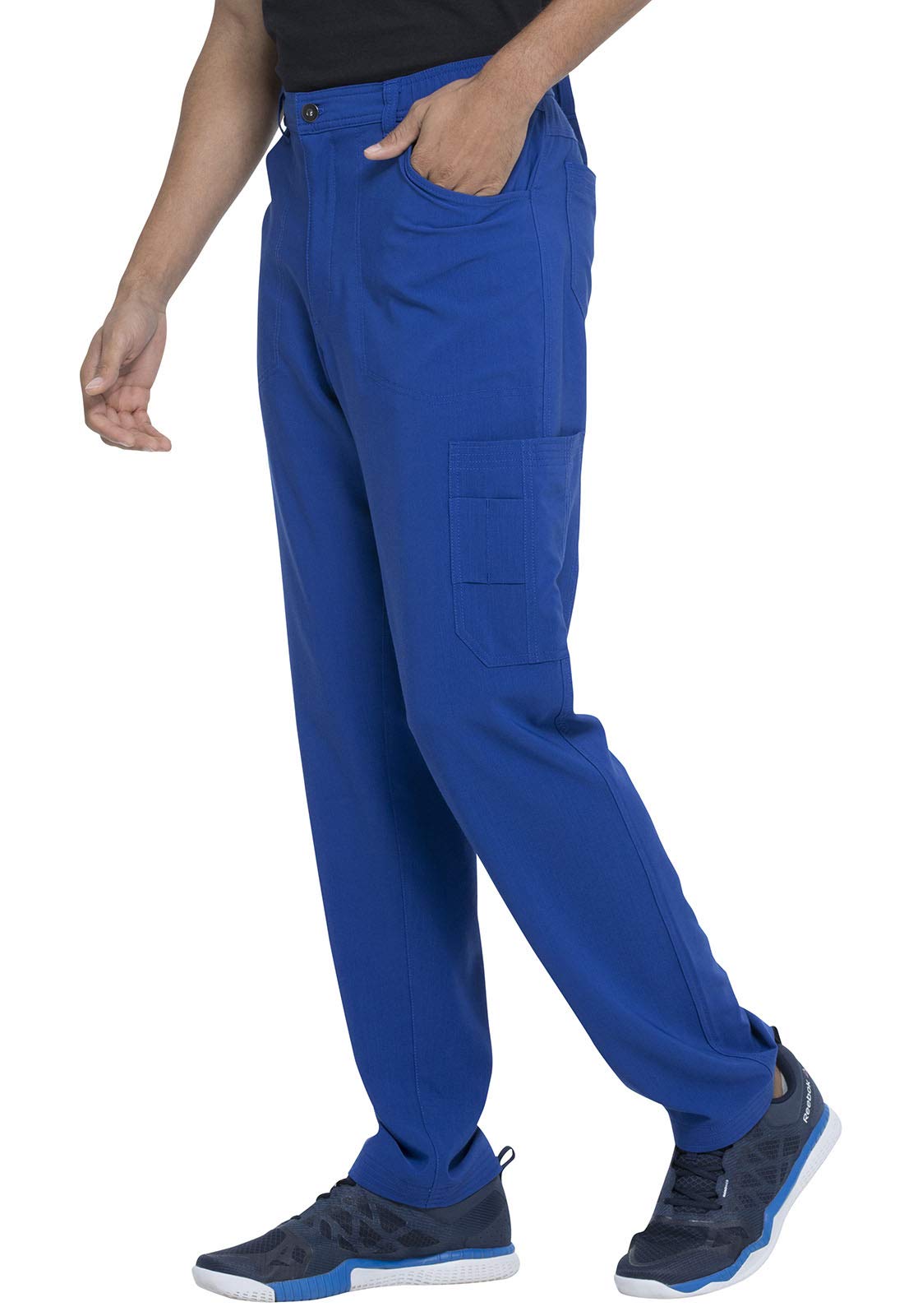 Dickies DK205 Men's Straight Leg Scrubs Pants with Zip Fly & Cargo Pockets - Comfortable Medical Workwear for Doctors, Nurses & Healthcare Professionals