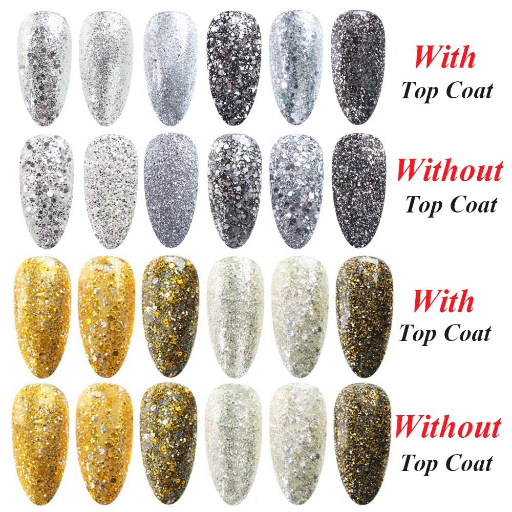 NAILWIND Chrome Nail Powder Set - 6 Pcs Metallic Mirror Glitter Powder for Nail Art, Manicure & Nail Designs - Perfect for Women & Girls (Pink) | Salon Quality Nail Decoration for Parties, Weddings & Special Occasions